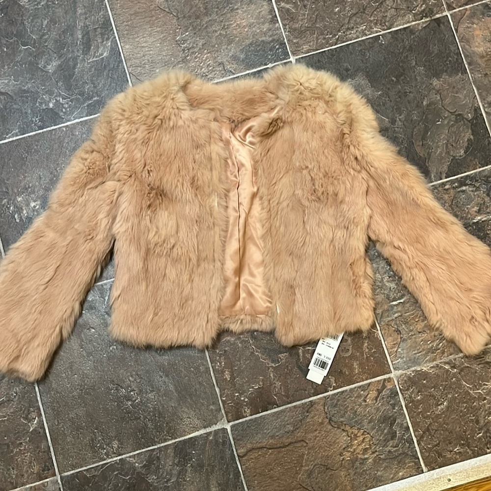 Faux fur jacket